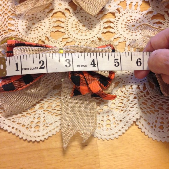 Handmade rustic bows set, great for farmhouse decor - Picture 7 of 7